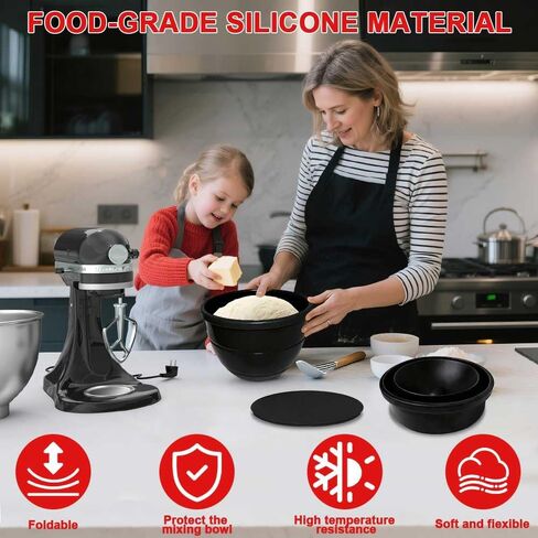 blender accessories and components,3 Pack replacement parts for the blender inner container,5-gallon kitchen blender's silicone inner container, easy to clean(White Red Black) in Kuwait