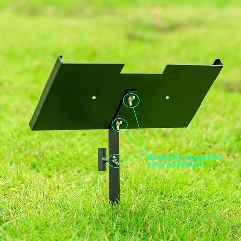 Grave Marker Stand,Heavy Duty Gravestone Holder,Memorial,Memorial Plaque Support for Pet,Dog,Cat,Tombstone,Headstone,Garden Memorial Stone Stand (for 16"X8" Plaque) in Kuwait