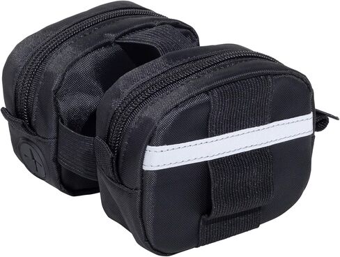 Gracie To The Rescue Leash Bag, compatible with flexi retractable leash, Treat and Poo Bag Holder for leash, Waste Bag Holder (Black) in Saudi Arabia