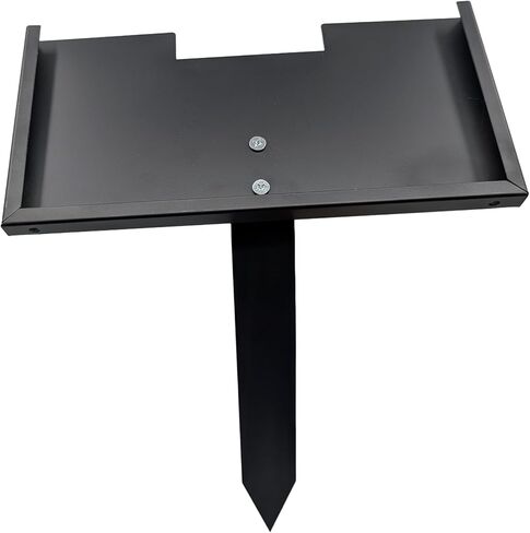lemuria Memorial Stone Metal Grave Marker Stand for 12x6 Memorial Plaques Outdoor Stake Holder for Cemetery Garden Headstones Grave Marker Temporary Grave Plaque (12x6 Inches Stand) in Kuwait