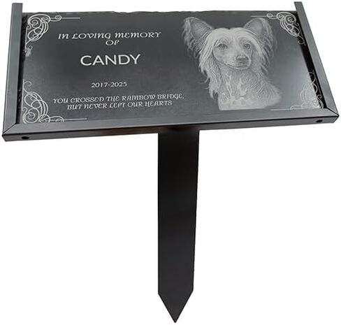 lemuria Memorial Stone Metal Grave Marker Stand for 12x6 Memorial Plaques Outdoor Stake Holder for Cemetery Garden Headstones Grave Marker Temporary Grave Plaque (12x6 Inches Stand) in Kuwait