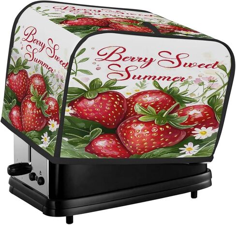 Coffee Brown Interesting 4 Slice Toaster Cover Dust And Fingerprint Bread Maker Cover Bakeware Protector Washable Appliance Covers Kitchen Accessories For Home Kitchen Women Gift in Saudi Arabia