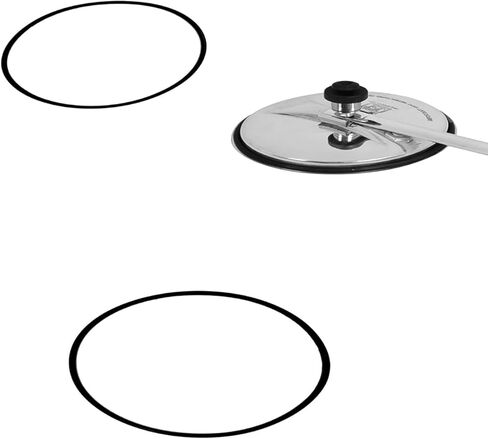 3 to 8 Litre Pressure Cooker Gasket – Universal Rubber Sealing Ring for Stainless Steel & Aluminium Cookers – Heat Resistant, Leak-Proof – Black – Pack of 1 in Kuwait