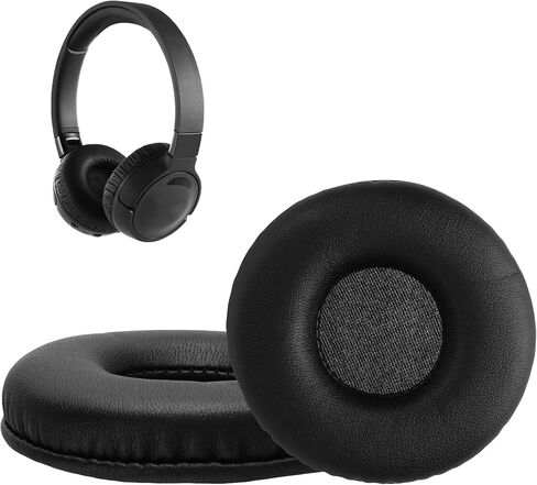 kwmobile Ear Pads Compatible with JBL Tune 600 / 500BT / 510BT / 520BT / 450 Earpads - 2X Replacement for Headphones - Black in Saudi Arabia