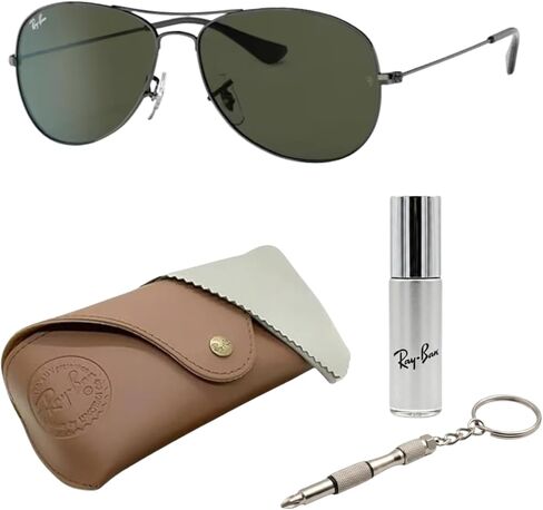 نظارة شمسية Ray-Ban RB3362 على شكل طيار على شكل طيار للرجال والنساء مع مجموعة نظارات RAYBAN الرسمية in Saudi Arabia
