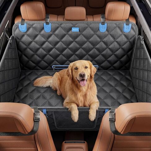 Rorhxia Dog Car Seat Cover for Backseat, [Ultimate Safe, Comfortable and Large Space] Waterproof 600D Heavy Duty Dog Car Hammock, Fits Sedan/SUV/Truck, Multi-Family and Multi-Dog Friendly, L in Kuwait