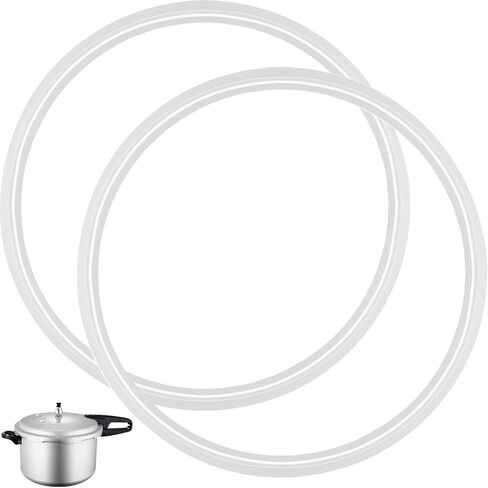 MEETOOT 2PCS 28cm Pressure Cooker Flexible Silicone Gasket Replacement Parts Suitable for Aluminum Alloy and Stainless Steel Cookware in Kuwait