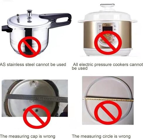 MEETOOT 2PCS 28cm Pressure Cooker Flexible Silicone Gasket Replacement Parts Suitable for Aluminum Alloy and Stainless Steel Cookware in Kuwait