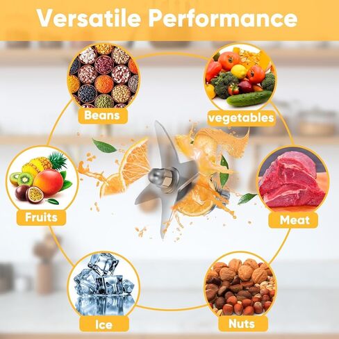 قطع غيار شفرات الخلاط الرطب، تناسب حاويات Vitamix Immersion 5200 Series 64 أونصة و32 أونصة، ملحقات ملحقات من الفولاذ المقاوم للصدأ - تصميم متين للاستخدام المباشر in Kuwait