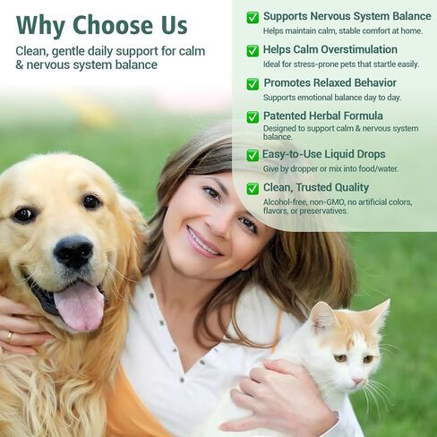 Seizure Guardian for Dogs and Cats – Helps Manage Seizure Symptoms, Helps Calm the Nervous System & Ease Twitching/Restlessness, Natural Herbal Formula with Passionflower & Ashwagandha & More, 2 Fl Oz in Kuwait