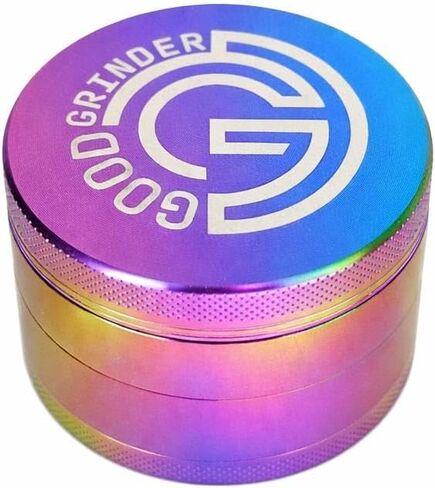 GOODGRINDER " Spice Grinder 4-Piece, 50mm x 1.65" Manual Spice Mill, Magnetic Lid, Heavy Duty Zinc Alloy, Easy Grip, Compact Portable Kitchen Tool, (Rainbow) in Kuwait