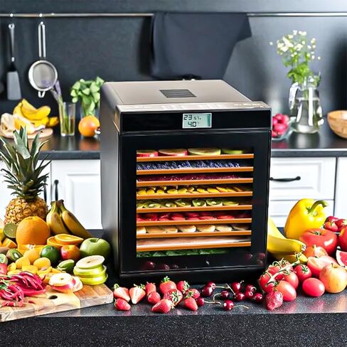 6PCS Silicone Dehydrator Trays 12 x 10 Inch Non-stick Dehydrator Mats with Silicone Scraper, Nonstick fruit leather trays High Temperature Resistance Reusable for Fruit Vegetables Meat Liquid Crackers in Kuwait