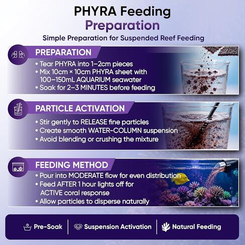 مختبرات الحاجز المرجاني PHYRA ReefFormula Porphyria Reef Food in Kuwait