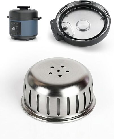 غطاء مضاد للانسداد لطباخ الضغط لطباخ الضغط Ninja HyperHeat 6.5 Qt (PC201)، استبدال غطاء صمام إطلاق البخار من الفولاذ المقاوم للصدأ، غطاء أمان متين مضاد للكتلة in Kuwait