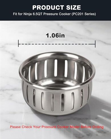 غطاء مضاد للانسداد لطباخ الضغط لطباخ الضغط Ninja HyperHeat 6.5 Qt (PC201)، استبدال غطاء صمام إطلاق البخار من الفولاذ المقاوم للصدأ، غطاء أمان متين مضاد للكتلة in Kuwait