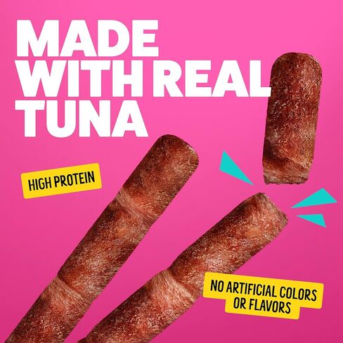 Bonkers Nibble Sticks Tuna Flavour Soft & Meaty Tender Treats for Cats, 5 Sticks (Pack of 20) in Kuwait