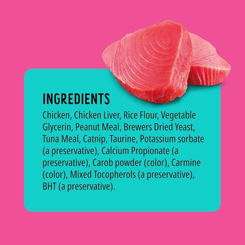 Bonkers Nibble Sticks Tuna Flavour Soft & Meaty Tender Treats for Cats, 5 Sticks (Pack of 20) in Kuwait
