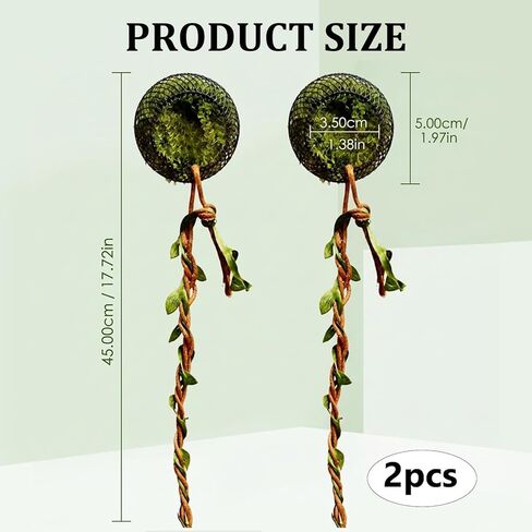 2PCS Jumping Spider Enclosure Accessories, Jumping Spider Accessories with Magnet, Jumping Spider Hide, Vertical Climbing Routes with Molting Spaces, for Tarantulas, Reptile Hides and Caves Decor in Kuwait