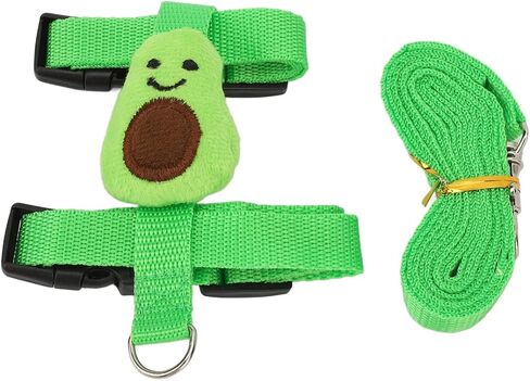 Nylon Pet Harness Leash, Adjustable Chest Strap for Rabbits and Chinchillas, Durable Wear - - Secure Fit, Metal Buckle Design, Ideal for Outdoor Walking (S) in Kuwait