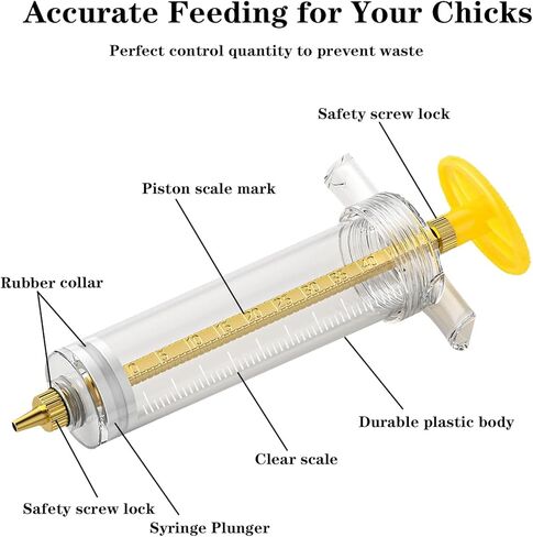 Baby Bird Feeding Syringe Set, 12-Piece Small Pet Parrot Feeder Hand Feeding Tubes Kit, Parrot Feeder Tubes Measuring Tools, for Baby Birds Small Pet in Kuwait