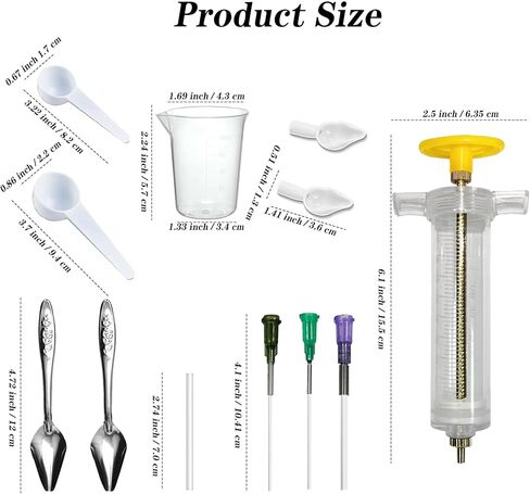 Baby Bird Feeding Syringe Set, 12-Piece Small Pet Parrot Feeder Hand Feeding Tubes Kit, Parrot Feeder Tubes Measuring Tools, for Baby Birds Small Pet in Kuwait