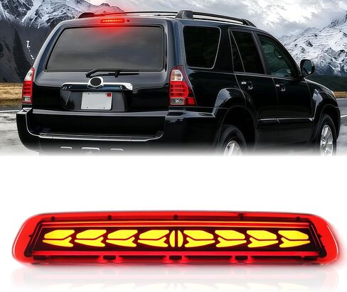 مصباح فرامل LED الثالث متوافق مع Toyota 4Runner 2003-2009 فرامل ثالثة عالية التركيب، مصباح إشارة الانعطاف، مصباح شحن، OEM 81570-35100 (مدخن، مناسب للنماذج مع سبويلر خلفي) in Kuwait