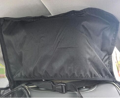 High Barrier Dog Car Seat Cover with Hard Bottom,Mesh Window,Waterproof,Anti Scratch,Safe,Easy to Use and Clean,Holds 330lbs,Foldable Car Seat Protector for Cars,SUVs,Small Pickup Trucks in Kuwait