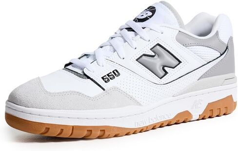 New Balance 550 Sneaker, White/Gum/White, 11 US Women/9.5 US Men in Saudi Arabia