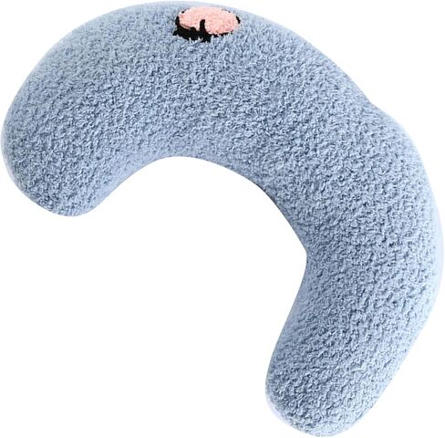 GLOGLOW Pet Neck Pillow, Soft Fleece U Shaped Pet Pillow for Small Dogs and Indoor Cats, Comfortable Support for Resting Pets (Yellow) in Kuwait