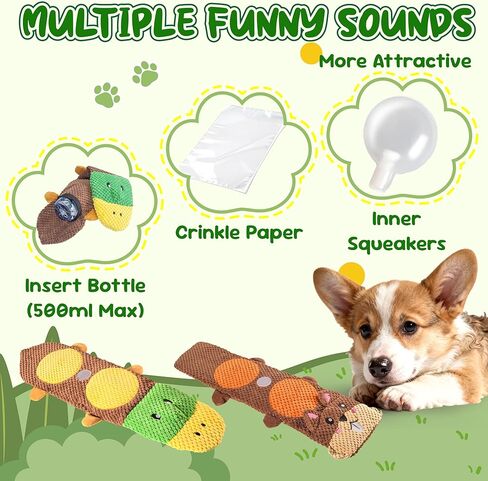 Dog Toys for Aggressive Chewers: 2 Pack Interactive Dog Toys for Boredom and Teething, Snuffle Mat for Dogs Squeaky Chew Toy for Small, Medium Breed to Keep Them Busy in Kuwait