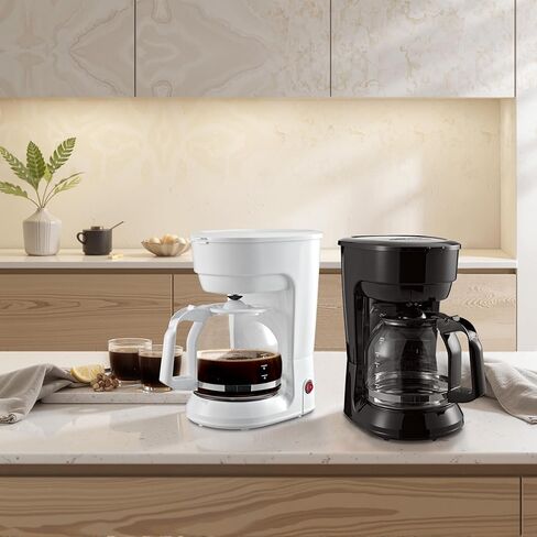 Black 12-cup drip coffee maker with programmable brew function for home and office use. in Kuwait