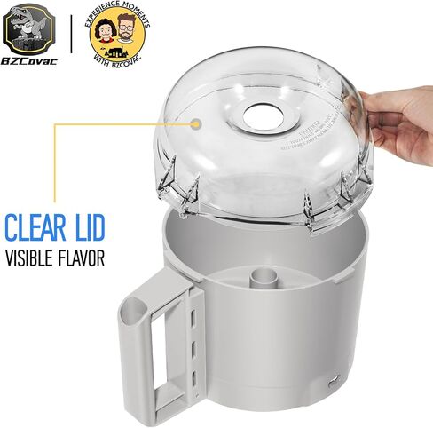 106458S Lid and 112204S Gray Bowl Combo for Robot Coupe R2 Series, 3-Quart Replacement Set in Kuwait