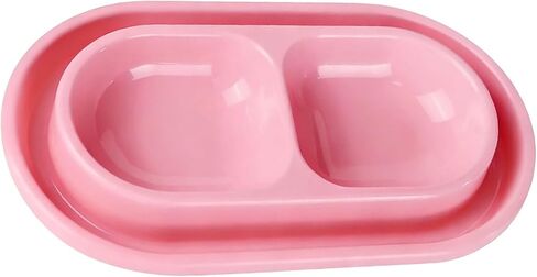 ordinarYone Ants Resistant Double Compartment Cats Feeders Bowl for Pet Food and Water Suitable for Indoor and Outdoor Use in Kuwait