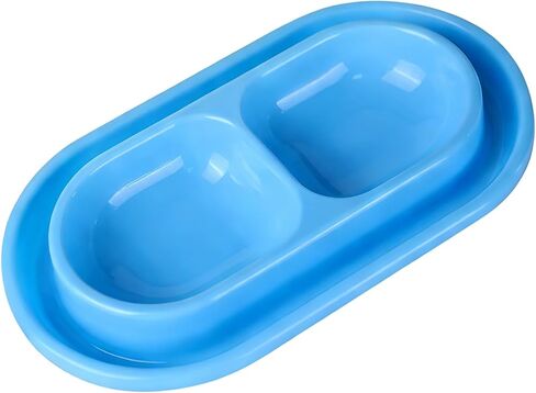 ordinarYone Ants Resistant Double Compartment Cats Feeders Bowl for Pet Food and Water Suitable for Indoor and Outdoor Use in Kuwait