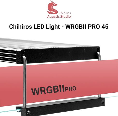 مصباح حوض السمك Chihiros WRGB II PRO LED - طيف كامل، تحكم في تطبيق بلوتوث، ضوء خزان الأسماك مع مؤقت للنباتات المائية، خزان أسماك المياه العذبة - ملحقات وديكور حوض السمك - WRGBII PRO 45 سم in Kuwait