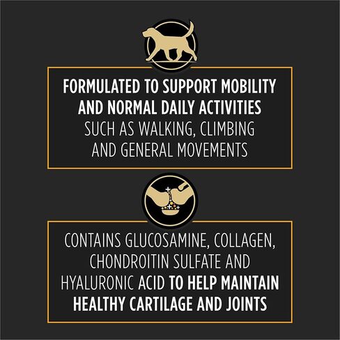 Purina Pro Plan Veterinary Large Breed Dog Joint Care Supplement with Glucosamine, Chondroitin, and Collagen to Support Hip and Joint Health – 60ct Pouch in Kuwait