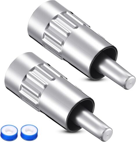 Qinyoung 1 Pack Automatic Dog Faucet Waterers, 3/4" Lick-Activated Dog Water Fountain Hose Spigot Attachment with Anti-Leak Tape for Dogs, Livestock in Kuwait
