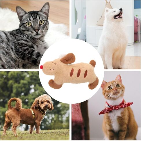 Soft Pillow for Dogs and Cats - Plush Puppy Neck Pillow for Better Sleep and Comfort - Small Pets Naptime Companion Indoor Biting Toy - Machine Washable in Kuwait