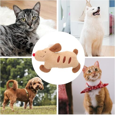 Dog Pillow for Puppies and Cats - Soft Plush Pillow for Pet Better Sleep - Washable Dog Neck Cushion - Sleeping Companion Toy Fits Small and Medium Pets in Kuwait