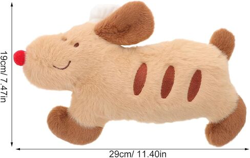 Dog Pillow for Puppies and Cats - Soft Plush Pillow for Pet Better Sleep - Washable Dog Neck Cushion - Sleeping Companion Toy Fits Small and Medium Pets in Kuwait