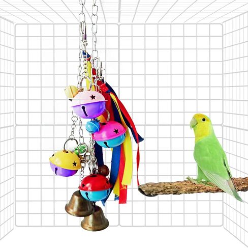 Bird Toy Bell,pet Toys, for Chewing and Anxiety,Parakeets, Cockatiels, Conures, Love Birds,Other Small Birds in Kuwait