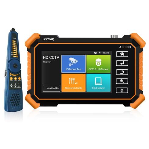 جهاز اختبار الدوائر التلفزيونية المغلقة Rsrteng، IPC-1910C Plus مع تتبع الكابل 8 ميجابكسل AHD CVI TVI CVBS IP اختبار الكاميرا 8K HD شاشة عرض فيديو 4 بوصة IPS شاشة تعمل باللمس IPC Tester دعم POE PTZ RS485 استبدال 1800ADH in Saudi Arabia