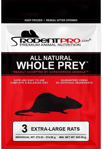 RodentPro وحدة تغذية الزواحف المجمدة للفئران الكبيرة جدًا (3 قطع) in Kuwait