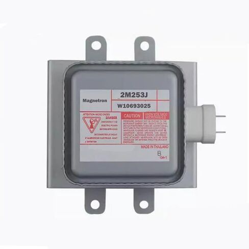 جديد W10693025 Magnetron 2M253J لفرن الميكروويف دوامة WMH31017FS إصلاح جزء استبدال WMH32519HZ06 2M240J(Y) OU 2M253J(BT) Magnetron 2M248J in Kuwait