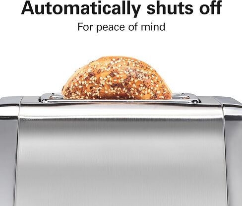 Hamilton Beach 22785G Modern 2 Slice Toaster, Chrome, with Extra-Wide Slots R22785 (Renewed) in Kuwait