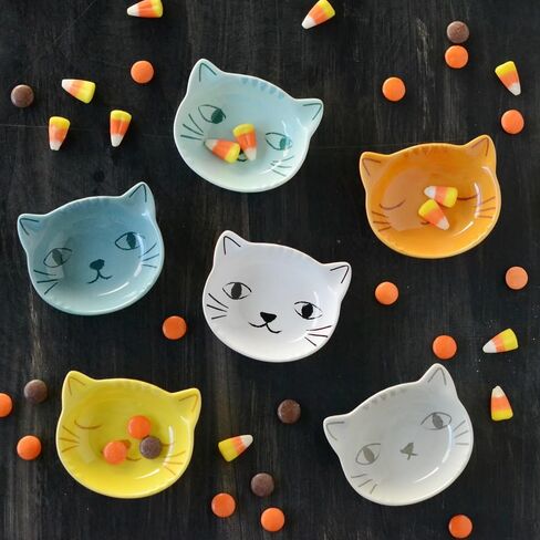Set of 6 Purrfect Cat Pinch Bowls L46003 in Kuwait