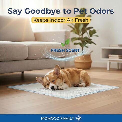 MoMoCo Whale Pads Puppy Pads 10 Pack, Portable Travel Dog Pee Pads, Ultra Absorbent & Leak-Proof, Ideal for Trips, Car, Hotel & Emergency Use in Kuwait