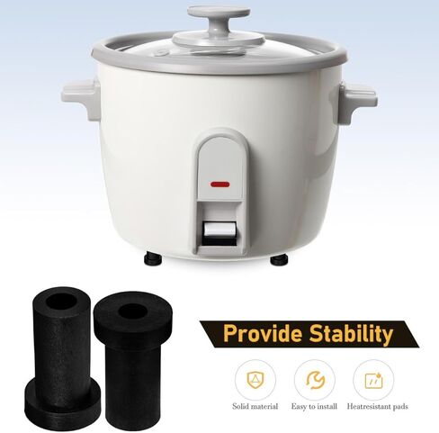 Mobestech Replacement Feet Pads for Electric Pressure Cooker and Rice Cooker 20Pcs Heat Resistant Insulating Pot Foot Columns 0.98 Inch Appliance Feet for Slow Accessories in Kuwait