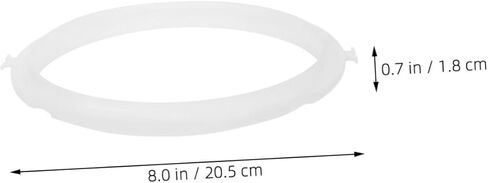 2pcs Sealing Ring Pressure Cooker Replacement Gasket Silicone Pot Ring Thickened Seal in Kuwait