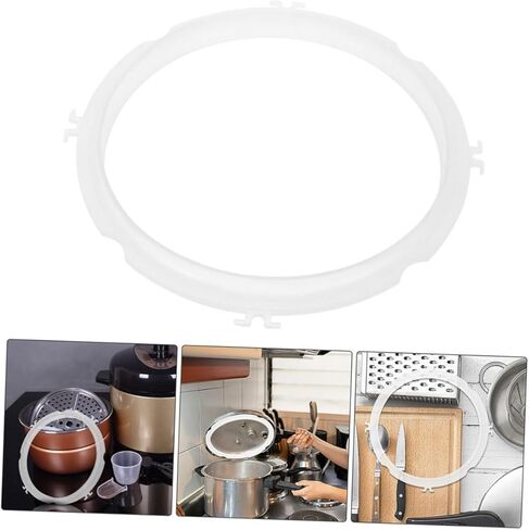 2pcs Sealing Ring Pressure Cooker Replacement Gasket Silicone Pot Ring Thickened Seal in Kuwait